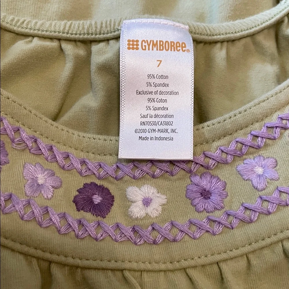 2011 Gymboree Outlet “Cowgirls At Heart” Embroidered Western Knit Dress, Size 7